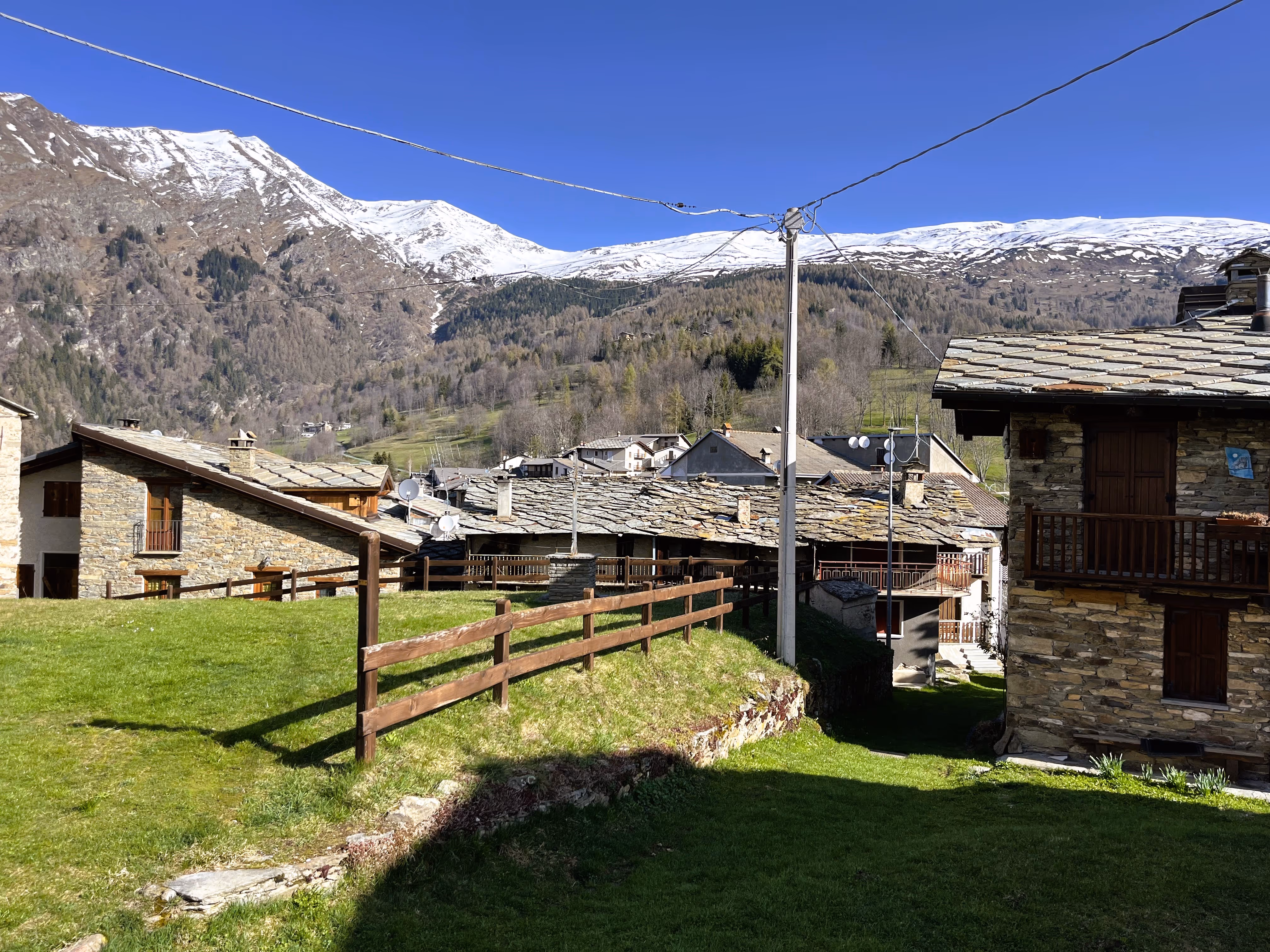 Una casa de 1900 en plena montaña alpina